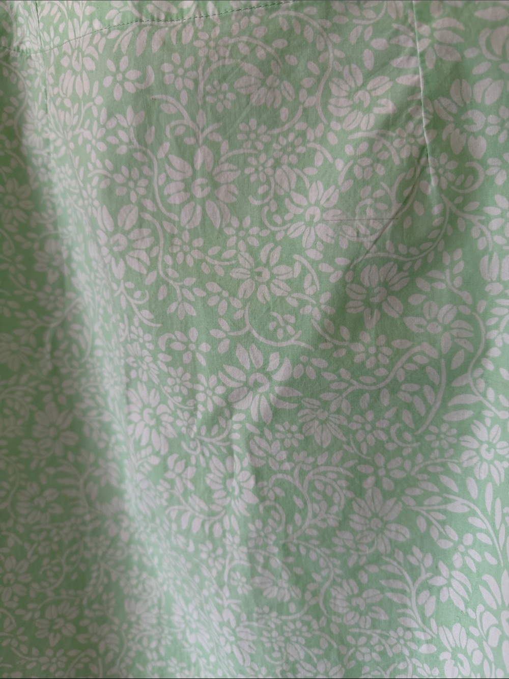 Billabong Mint Green Floral A-Line Skirt - Picture 3 of 5